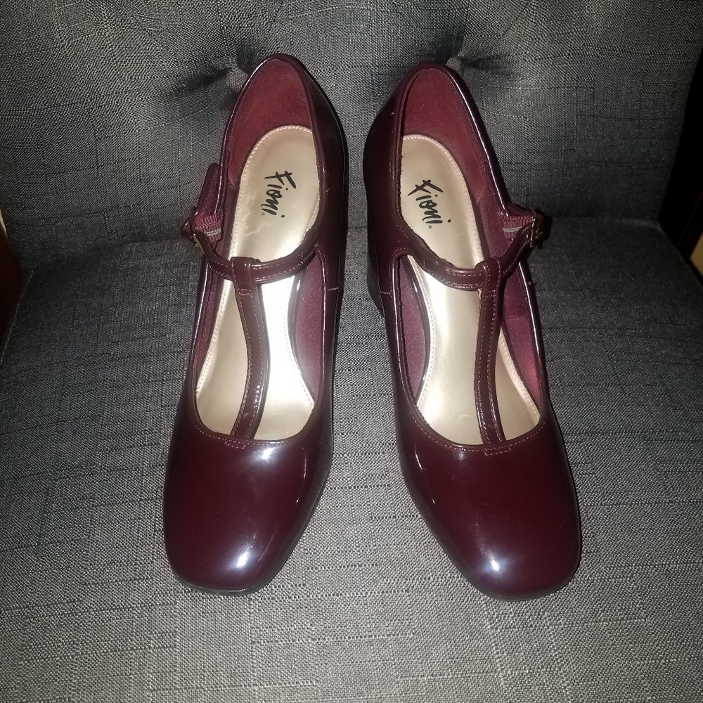 Fioni Block Heel Mary Janes